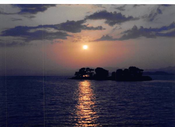宍道湖の夕焼け