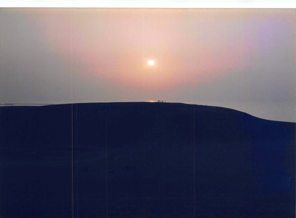 鳥取砂丘の夕焼け