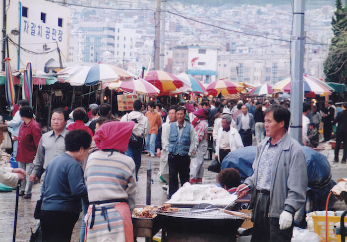 釜山の市場