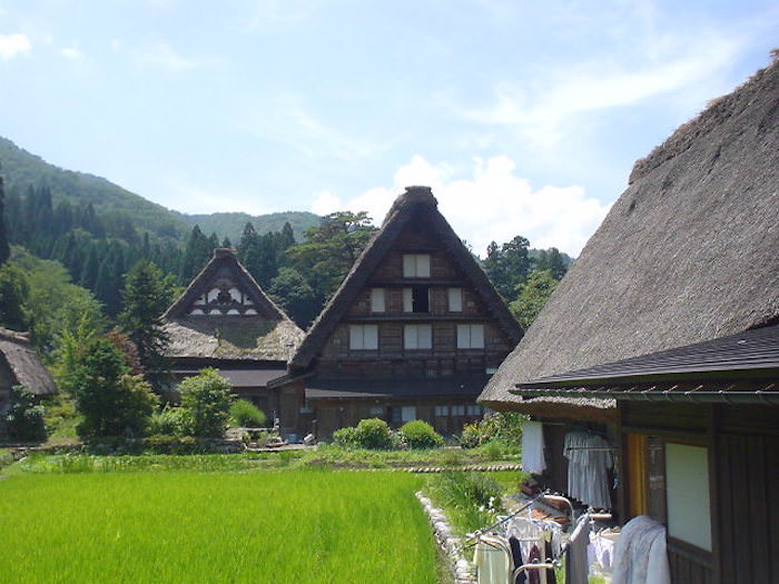 「合掌造り」家屋の民宿