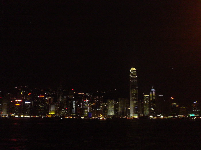 香港島の夜景