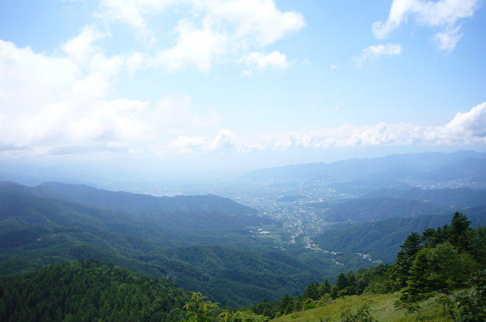 大菩薩嶺トレッキング 東山梨の景色