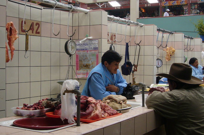 プーノの肉屋