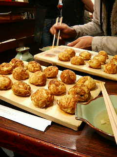 「たこ磯」の明石焼き