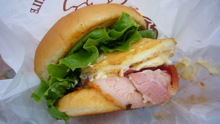 ビッグマンの元祖ベーコンエッグバーガー