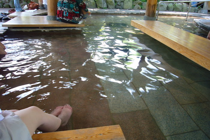 別府地獄めぐり 足湯