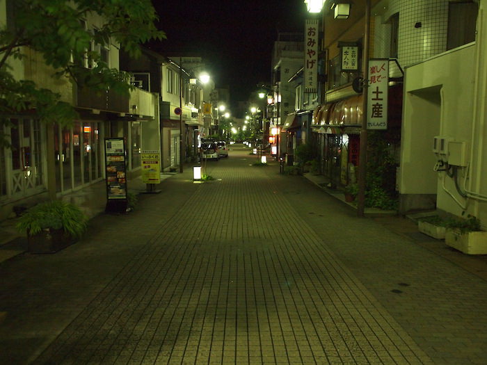 宇奈月温泉の静かな夜