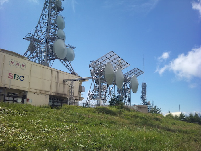 美ヶ原高原のNHK電波塔