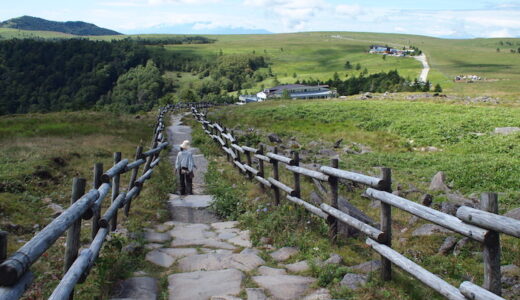美ヶ原高原の遊歩道