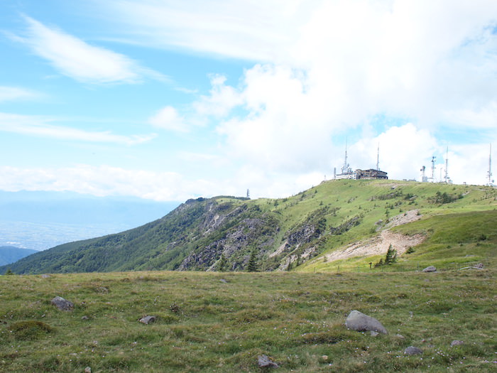 美ヶ原高原の電波塔