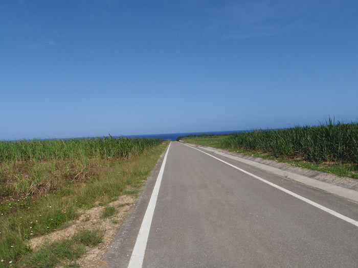 波照間島の道路
