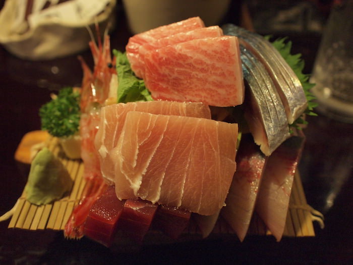 とっくりや 刺身盛り合わせ