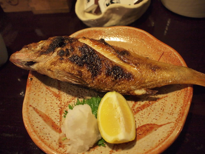とっくりや のどぐろの塩焼き