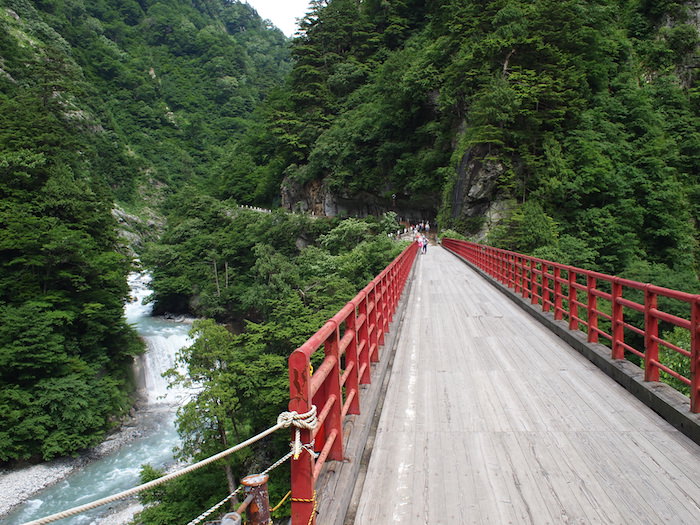 欅平の奥鐘橋