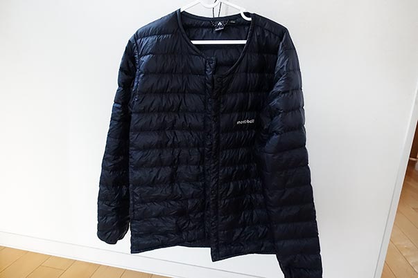 モンベルの「スペリオダウン ラウンドネックジャケット」
