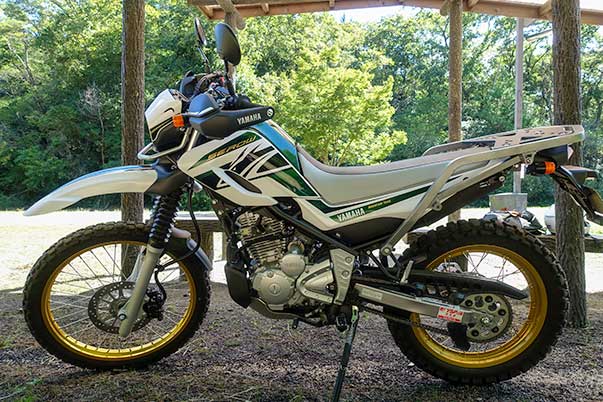 セロー250純正アドベンチャーリアキャリア