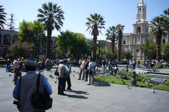 アレキパのアルマス広場