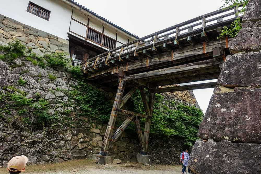 彦根城の天秤櫓への廊下橋
