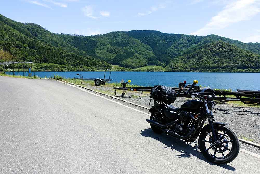 奥琵琶湖ツーリングの景色
