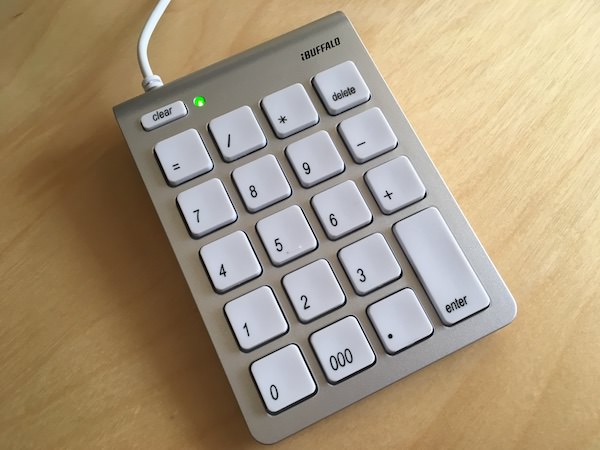 iBUFFALO テンキーボード Mac用